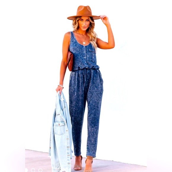 Vici Pants - VICI blue Jumpsuit